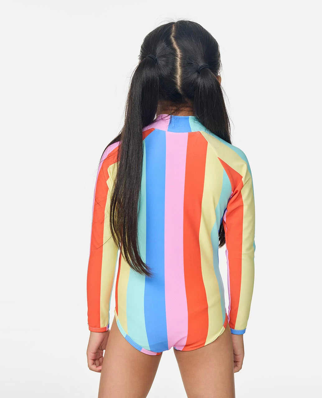 Rainbow Stripe Surf Suit-Girl