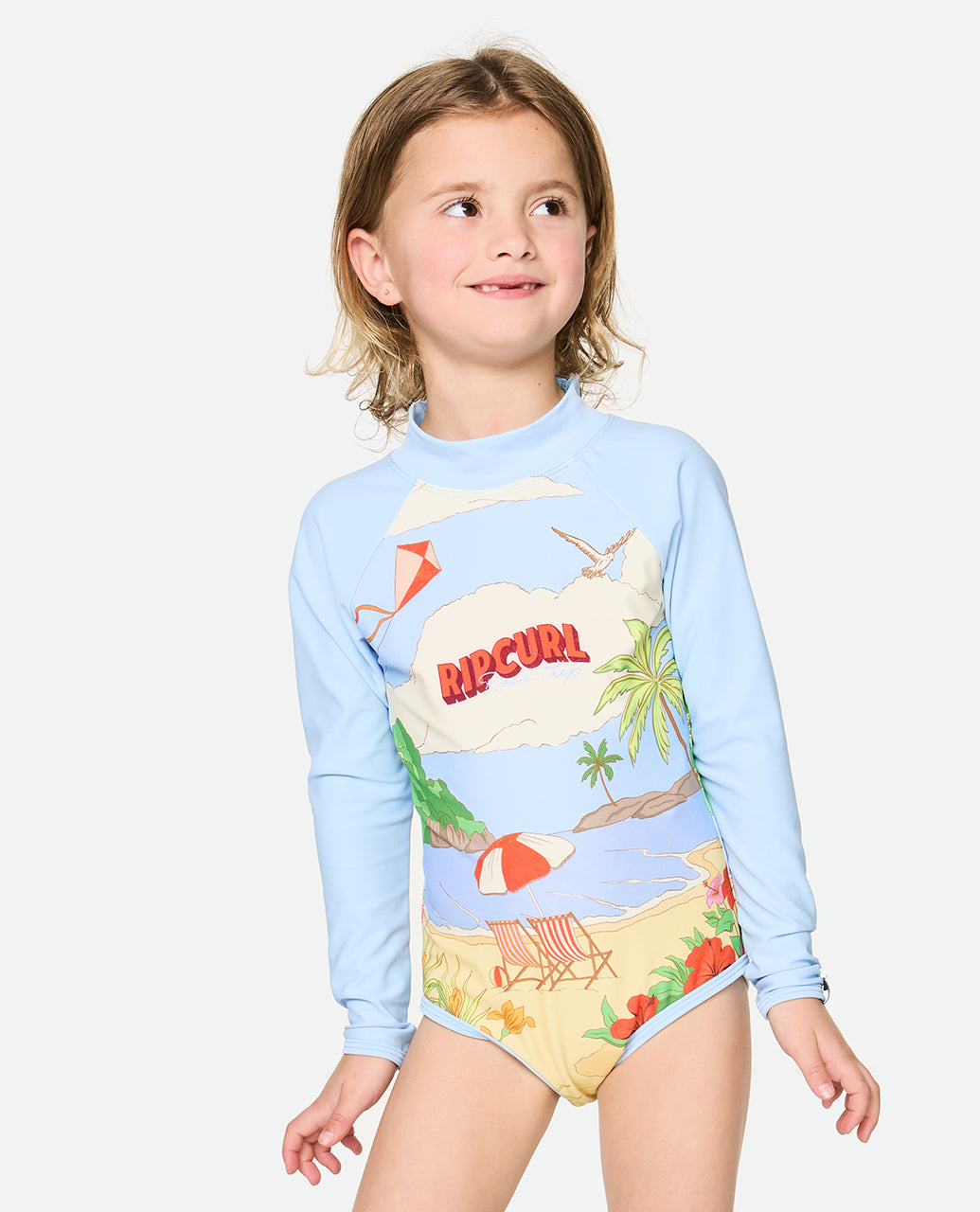 Kids Road Trip Long Sleeve Surfsuit