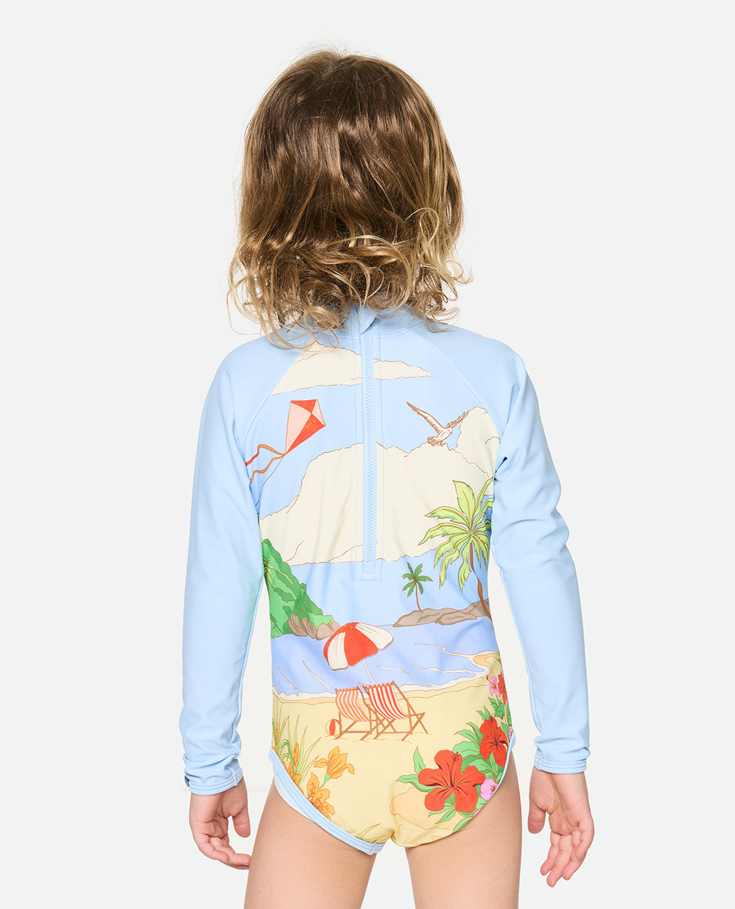 Kids Road Trip Long Sleeve Surfsuit