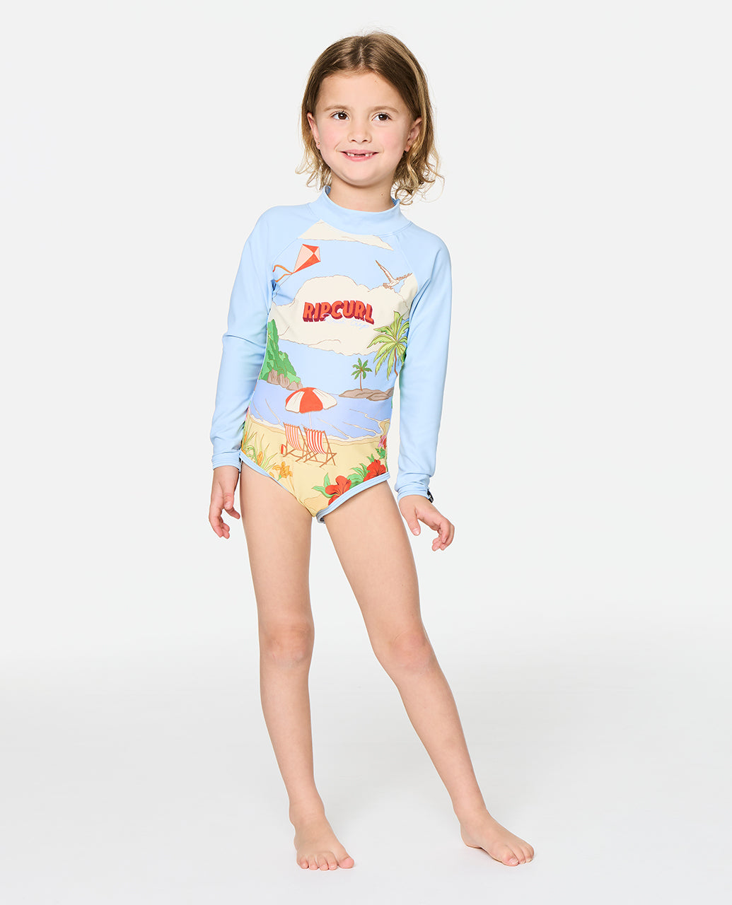 Kids Road Trip Long Sleeve Surfsuit