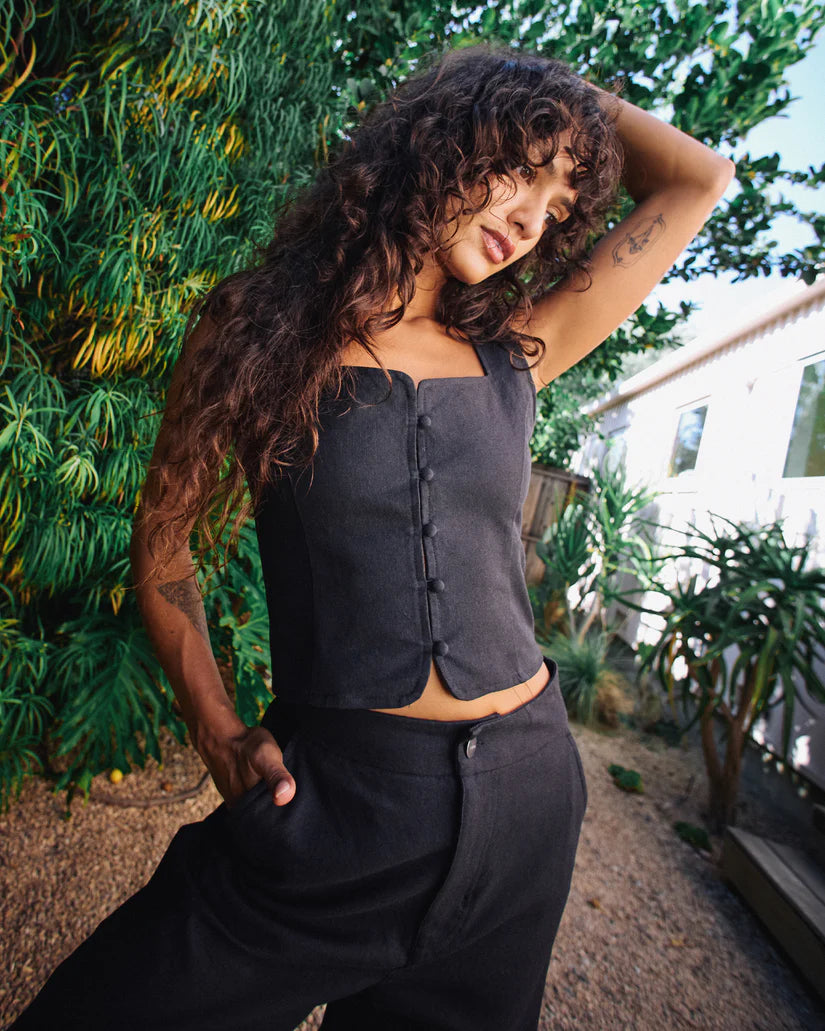 Bonnie Button Thru Tank