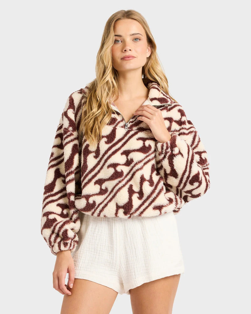 Dark Wave Half Zip Crew