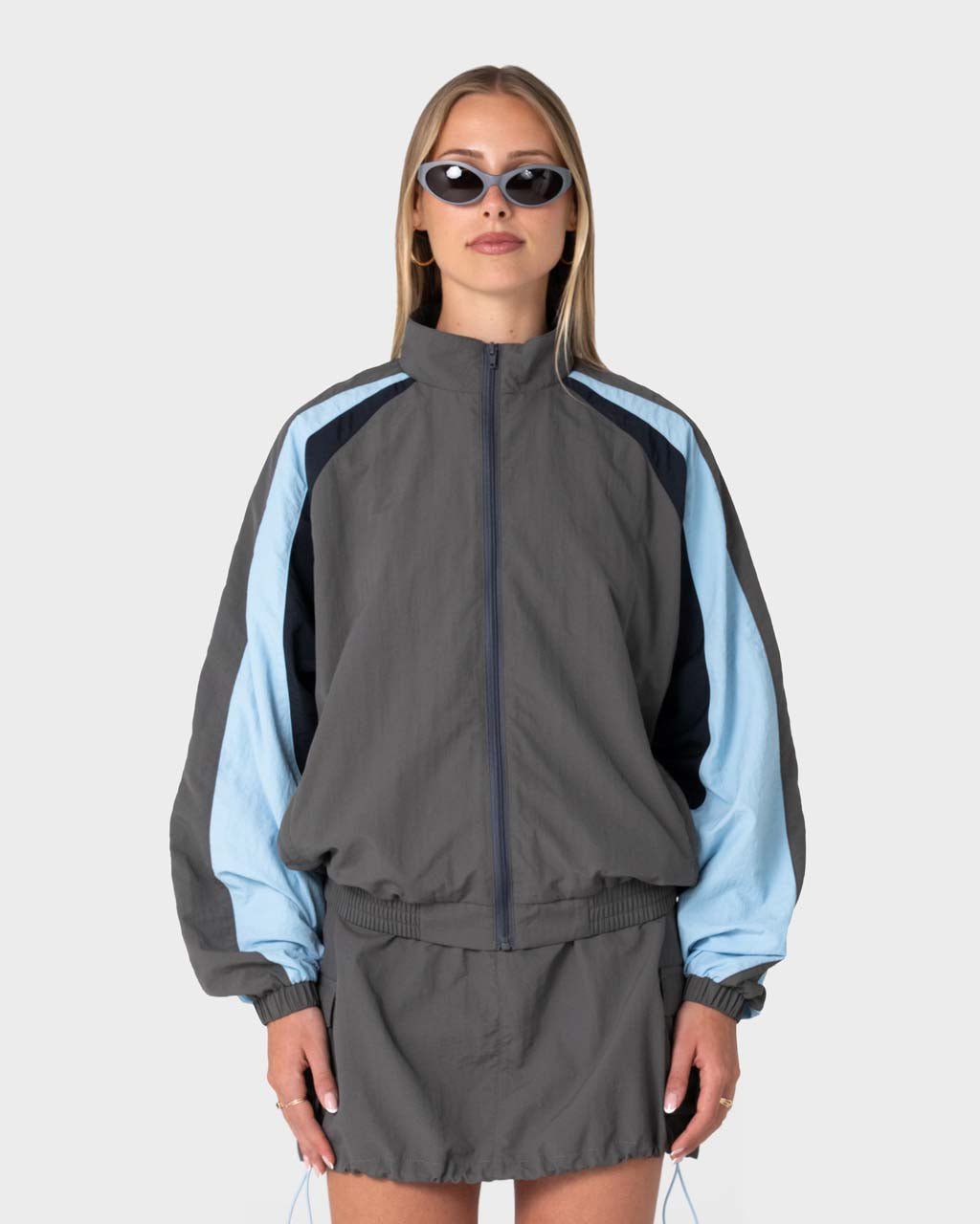 Breezy Wind Cheater Zip Through Jacket