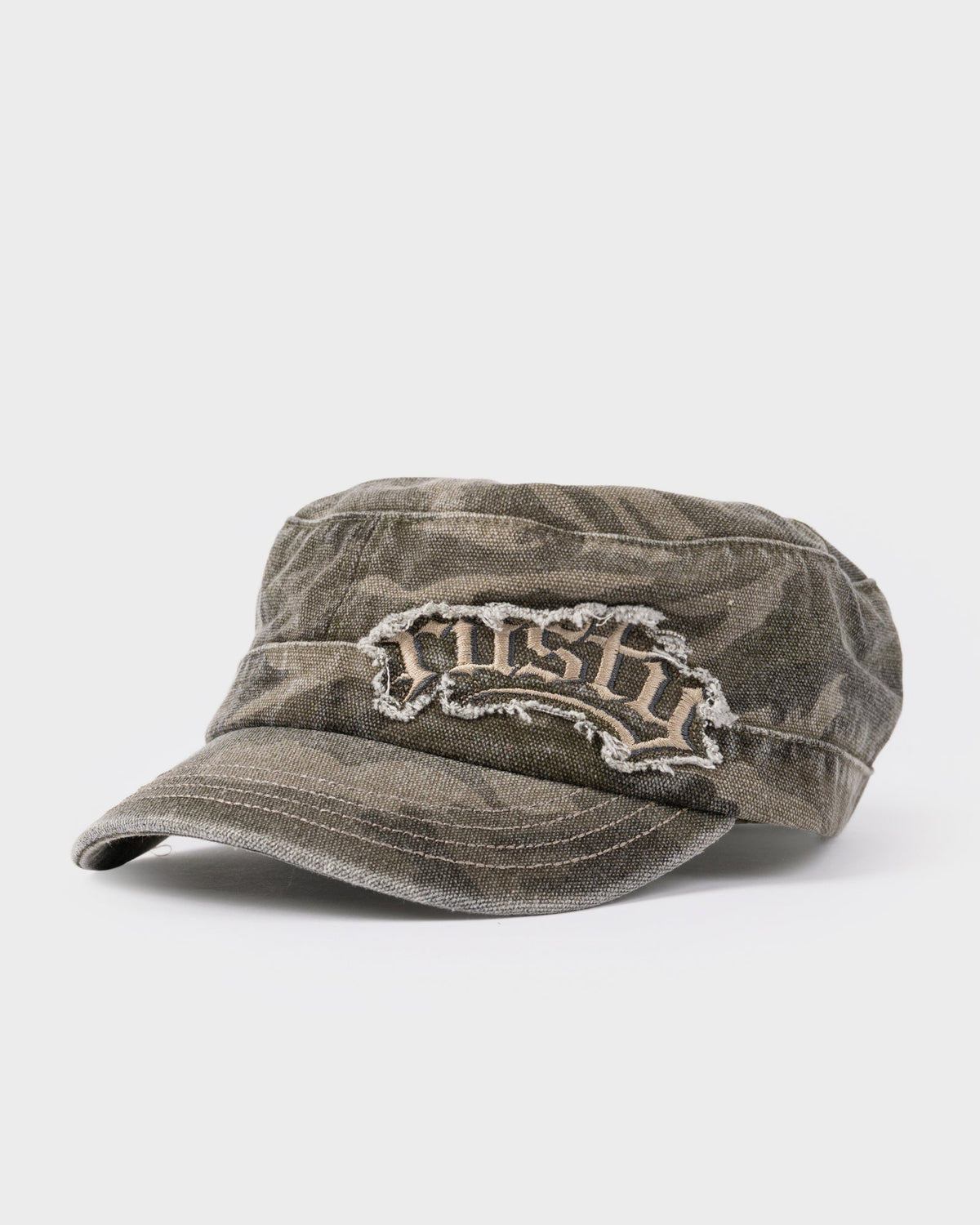 Rusty Punked Camo Military Cap