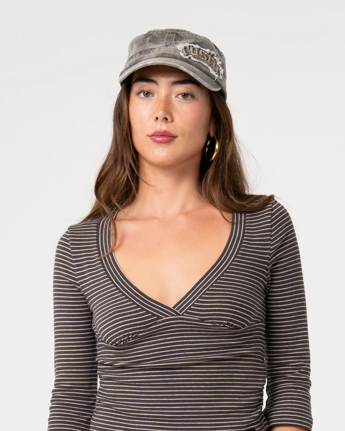 Rusty Punked Camo Military Cap