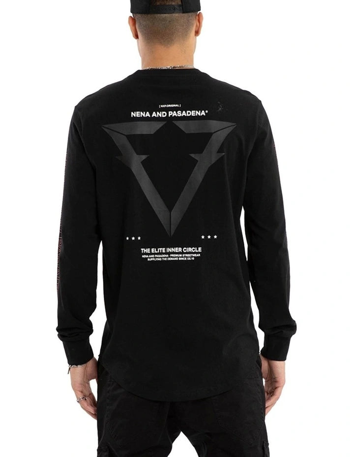 Unite Dual Curved Long Sleeve Tee
