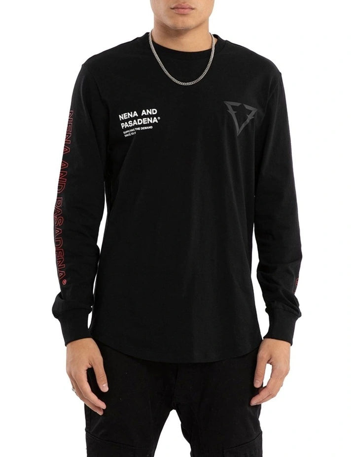 Unite Dual Curved Long Sleeve Tee