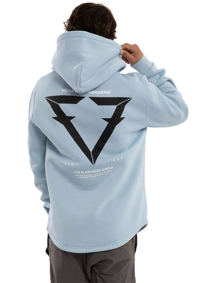 Track Dual Curved Hoodie