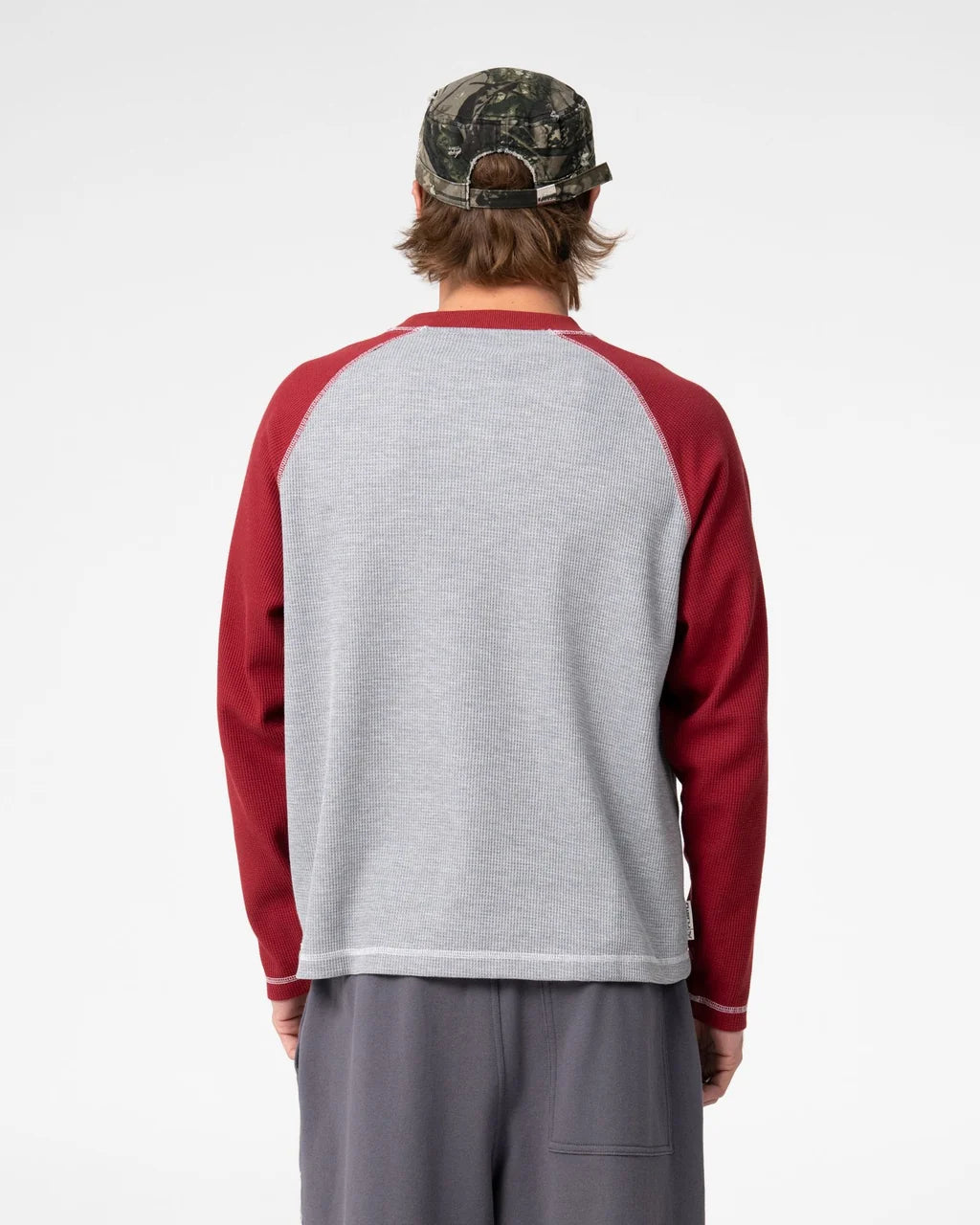 Shadow Waffle Long Sleeve Tee