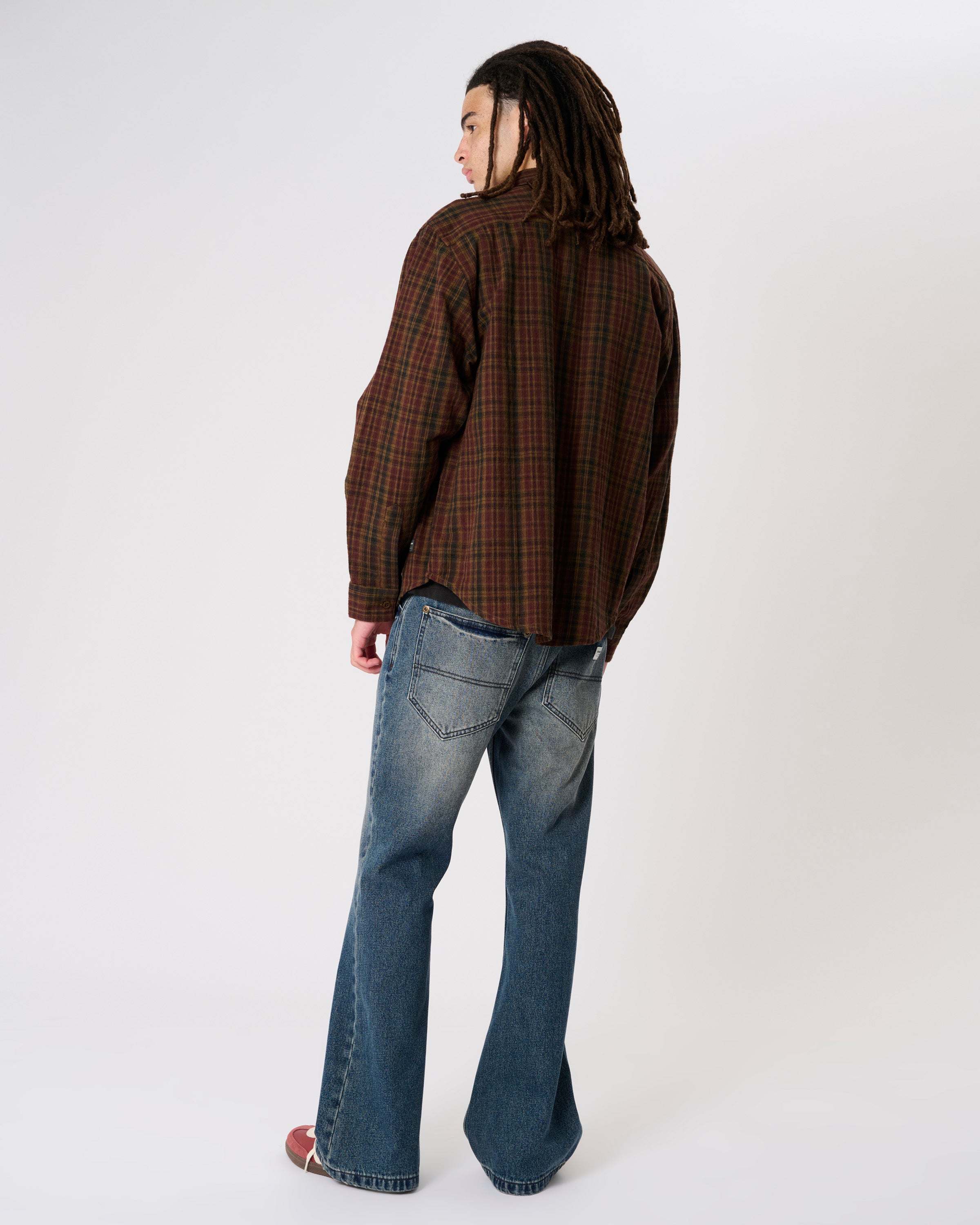 Mickey Check Long Sleeve Shirt