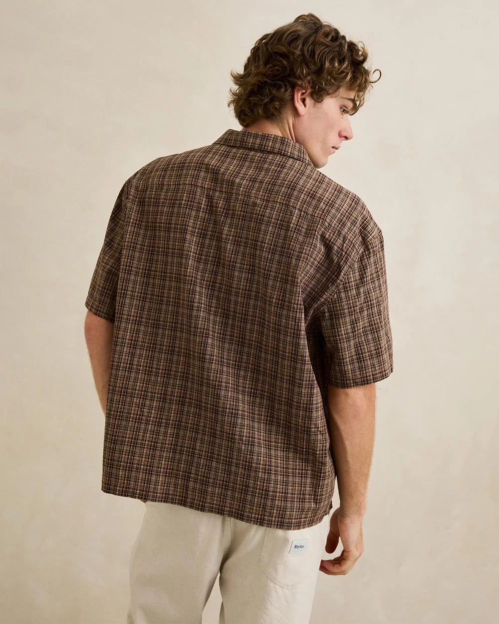 Relaxed Brady Check Short Sleeve Shirt