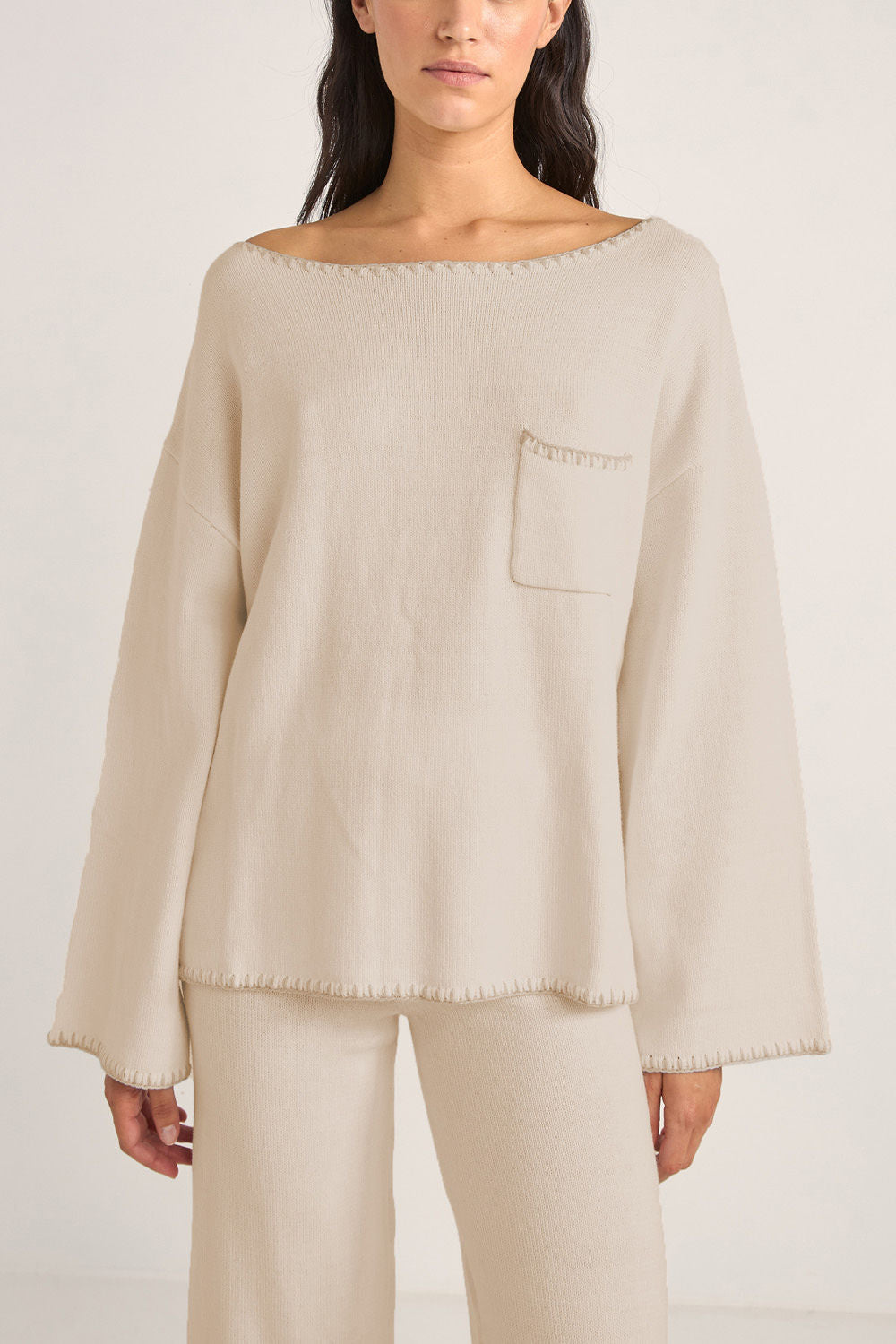 Bondi Knit Jumper - Natural