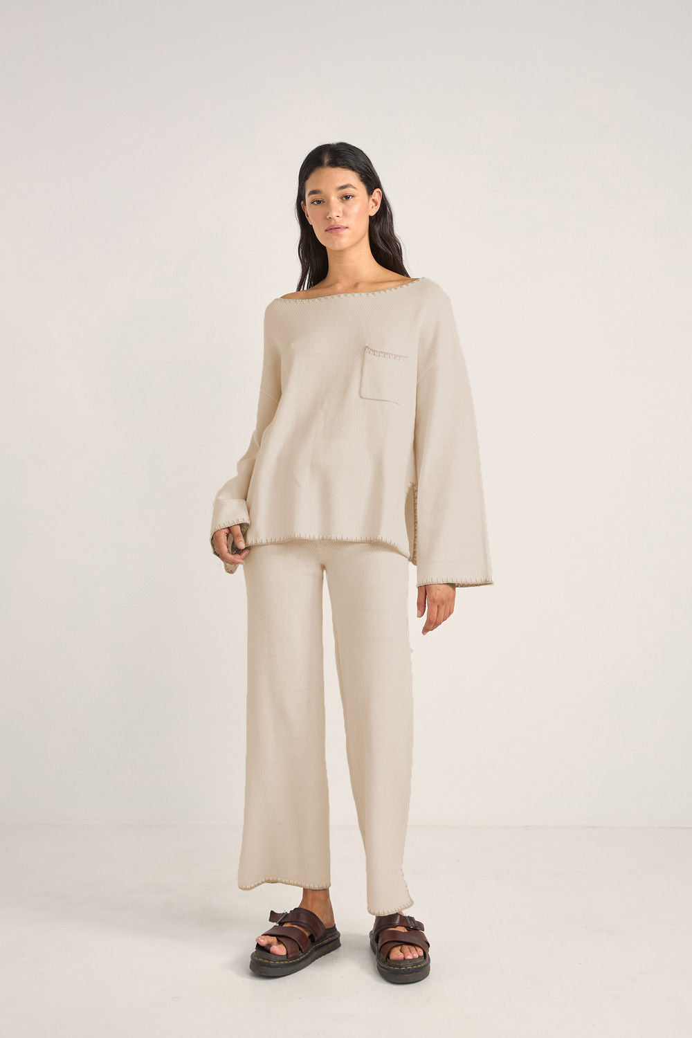 Bondi Knit Jumper - Natural