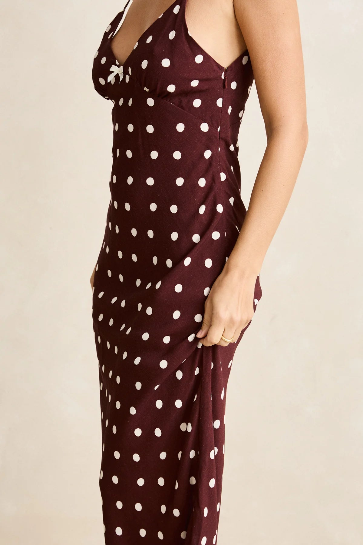 Polka Dot Midi Dress