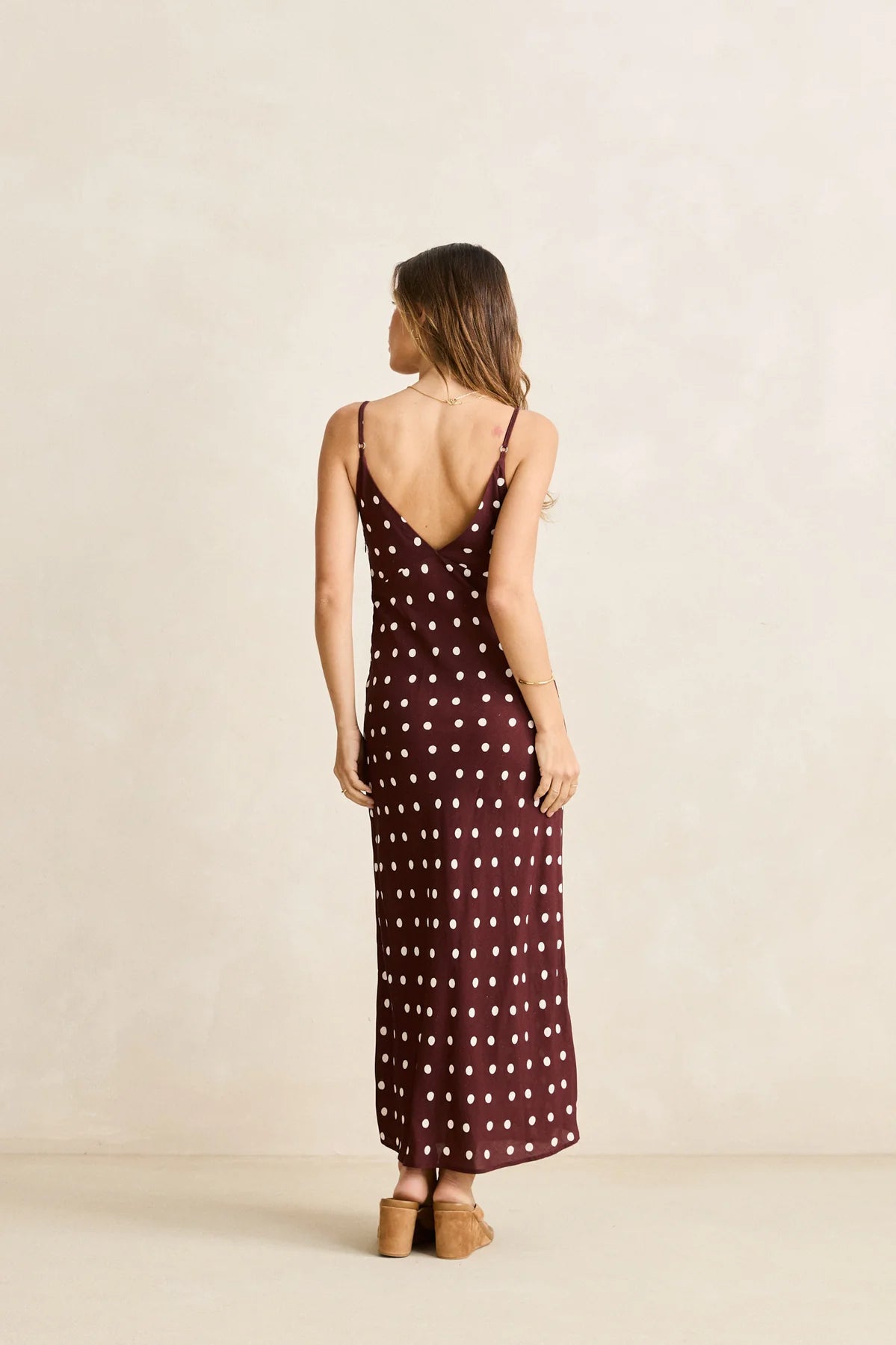 Polka Dot Midi Dress