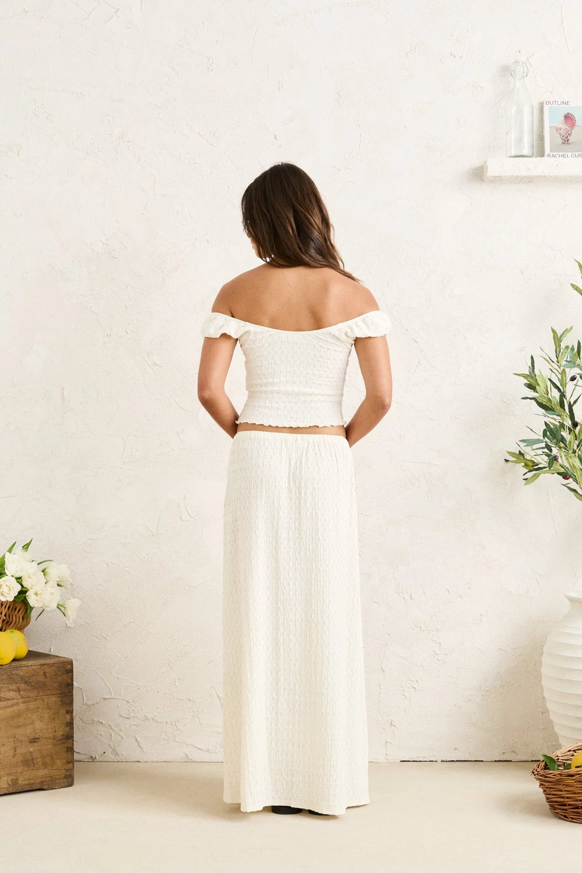 Maya Lace Asymetric Top
