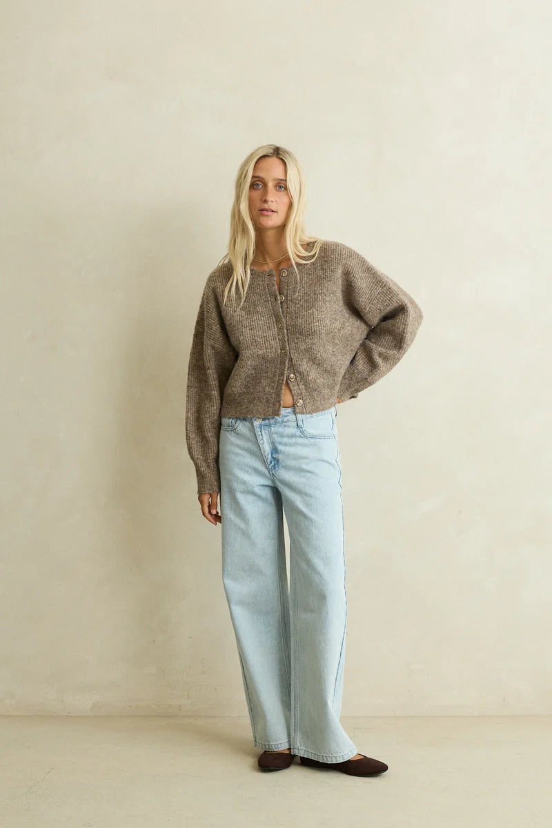 Quinn Fluffy Knit Cardigan