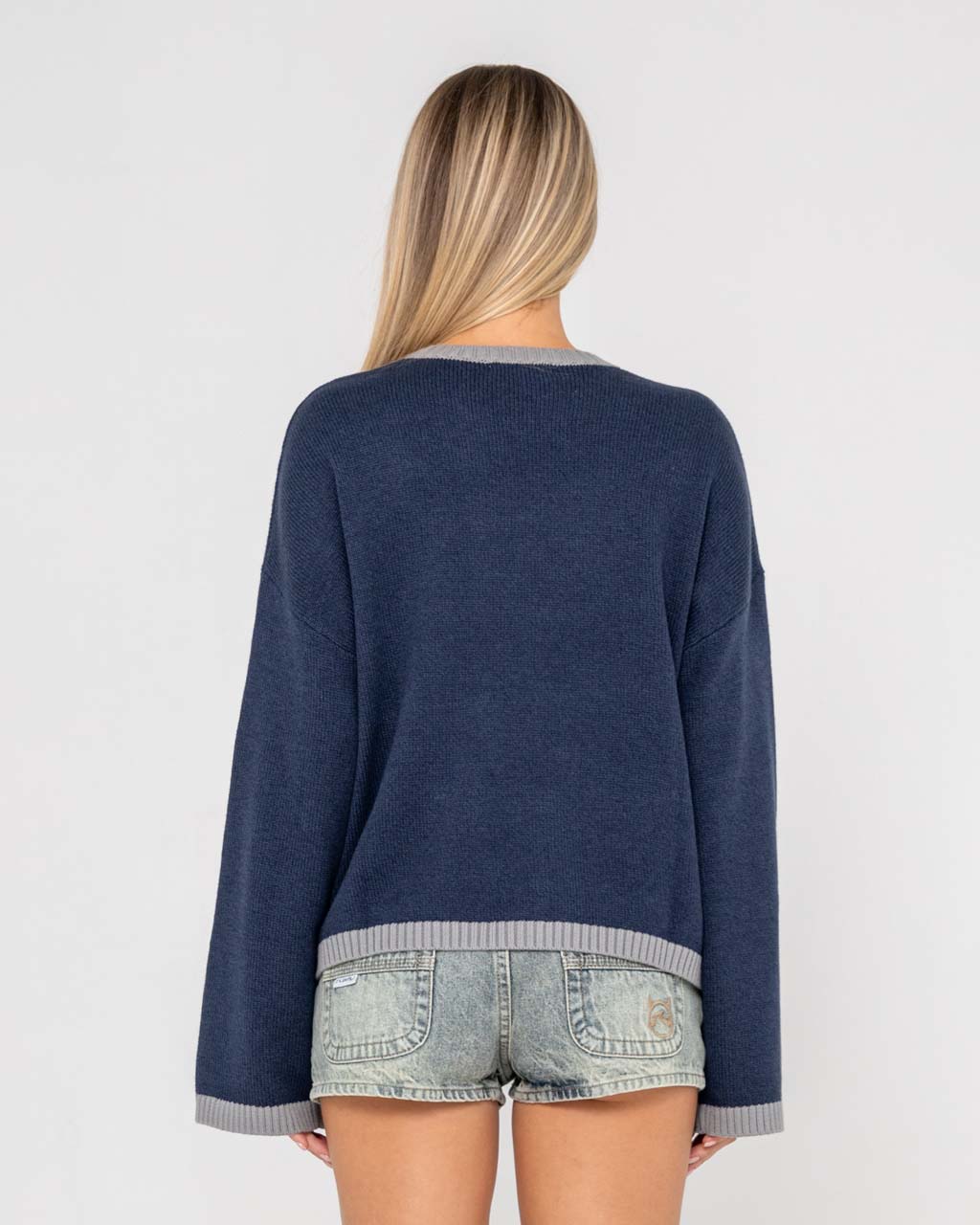 Rider Relaxed Crew Neck Knit