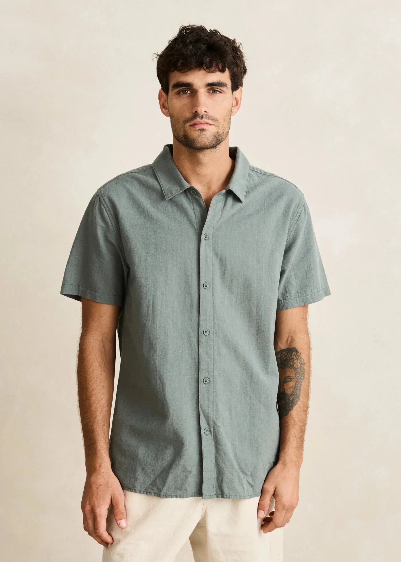 Classic Linen Short Sleeve Shirt