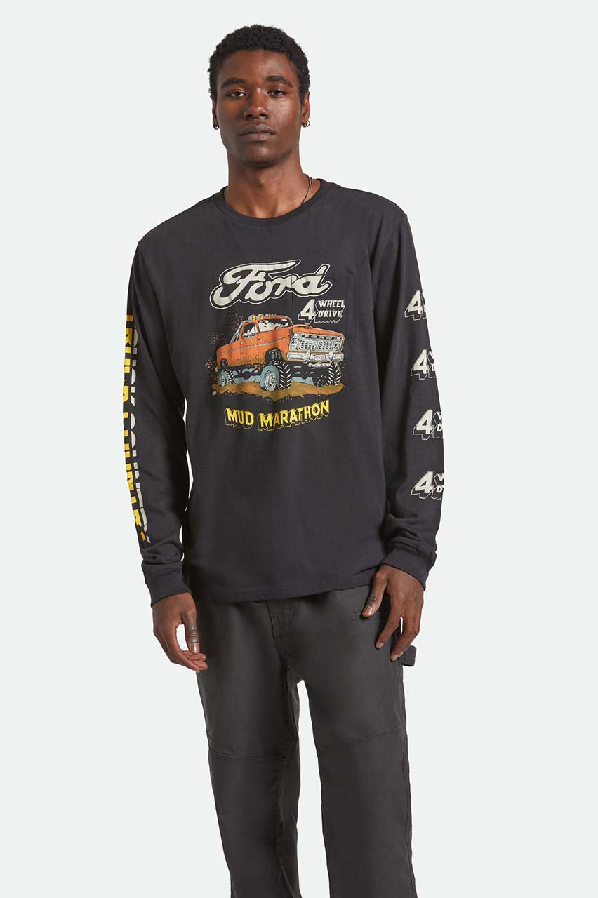 Brixton x Ford Mud Mara Long Sleeve