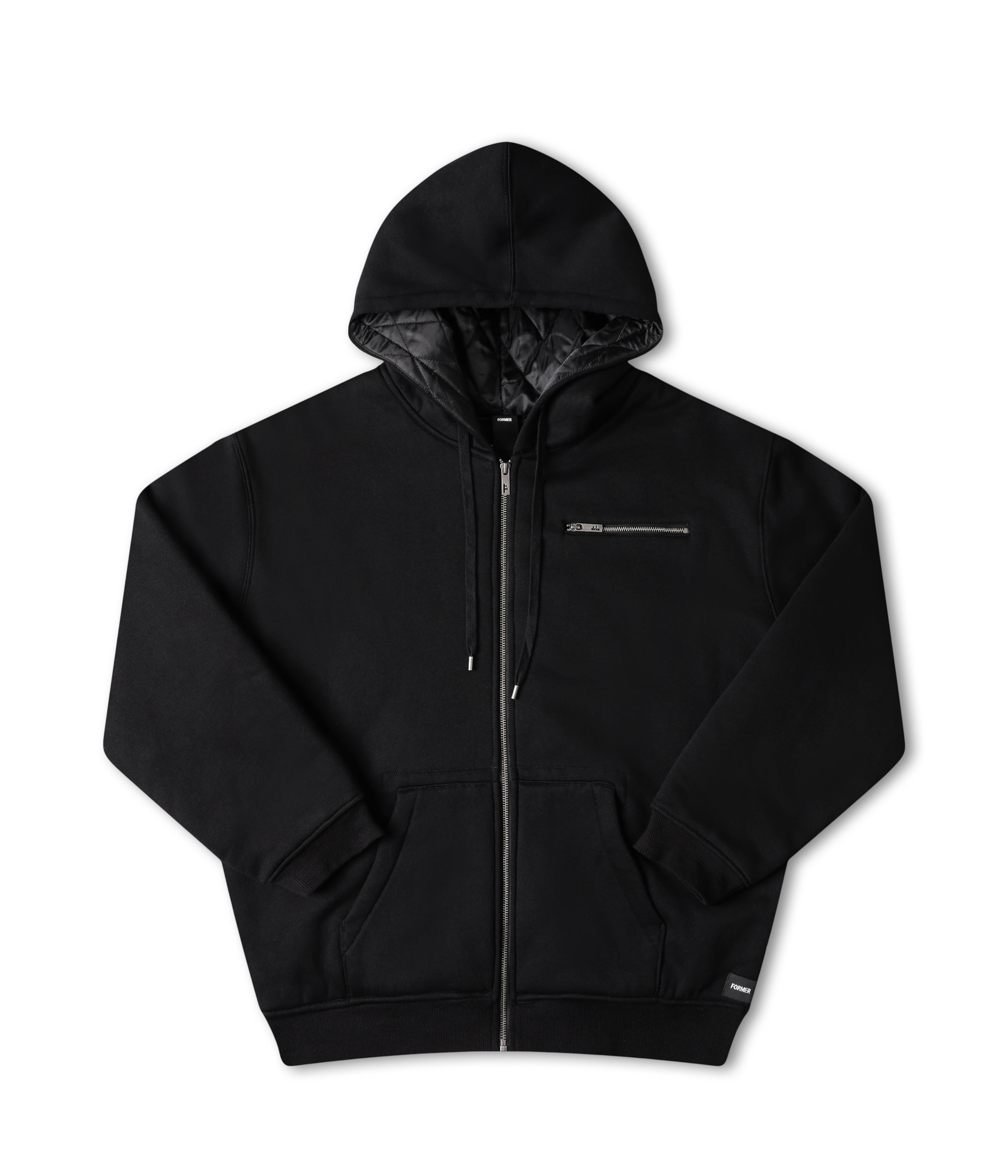 CA Lined Zip Through Hood