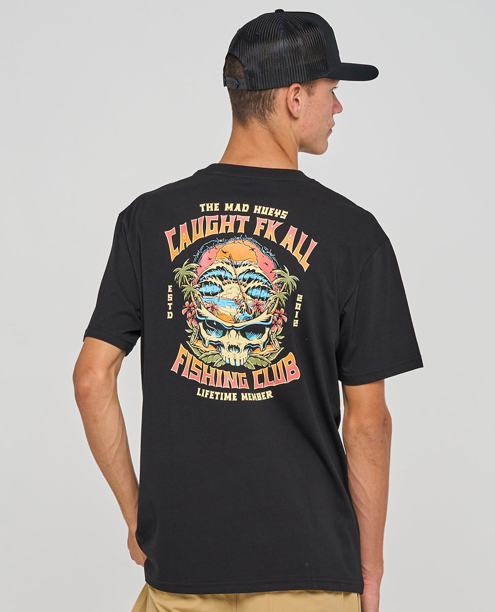Caught Fk All Skull Short Sleeve Tee