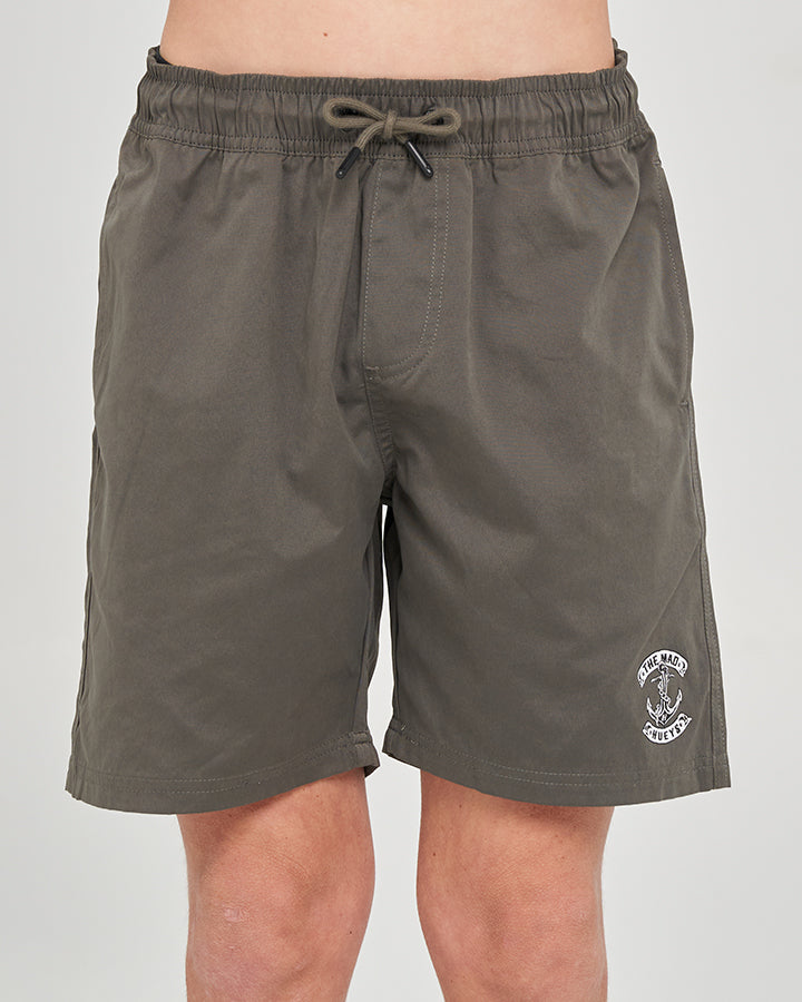 Kids Skull Anchor 16" Volley Short
