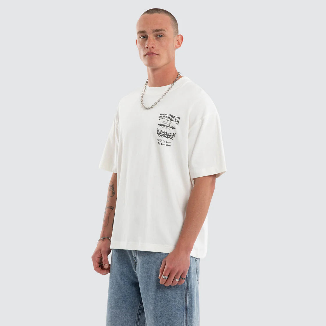 Abyss Street Tee Natural White