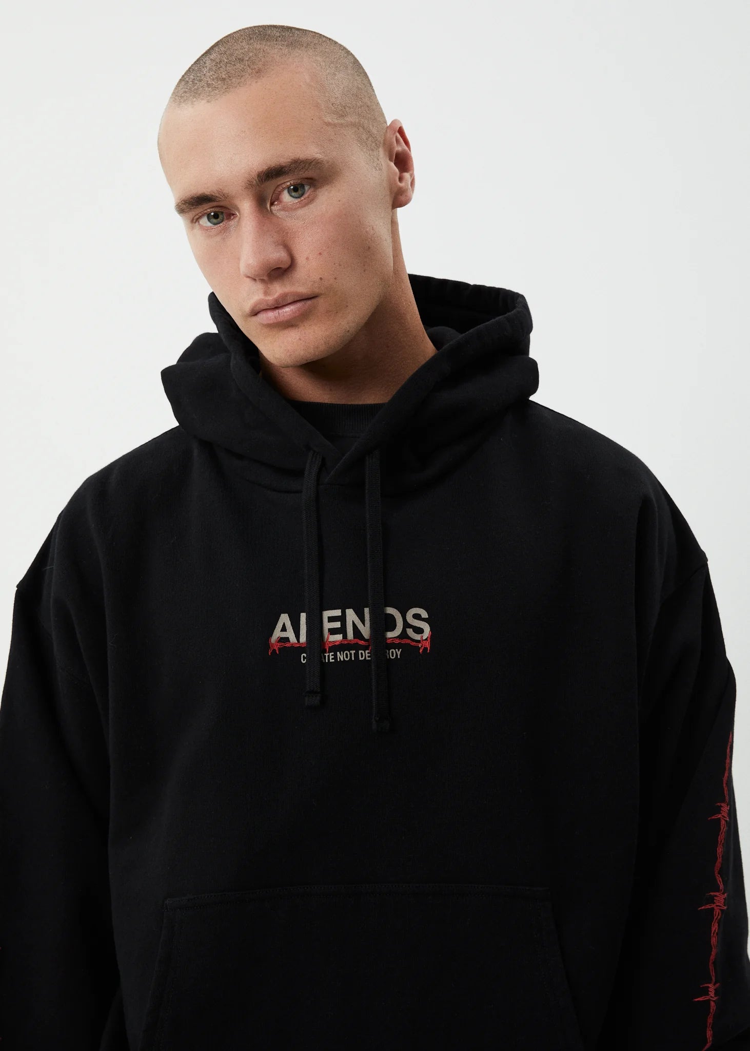 Wired-Recycled Boxy Pull On Hood