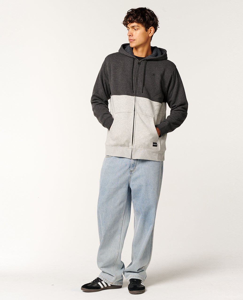 Sandbar Block Zip Up Jumper