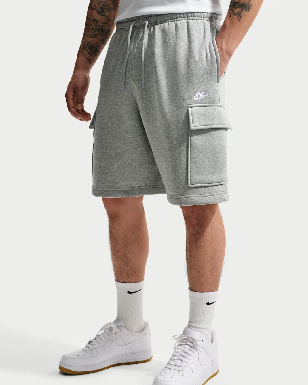 Fleece Cargo Shorts