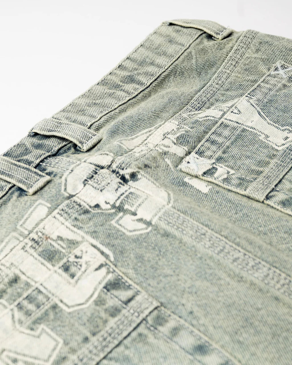 Norty Low Rise Micro Mini Denim Skirt