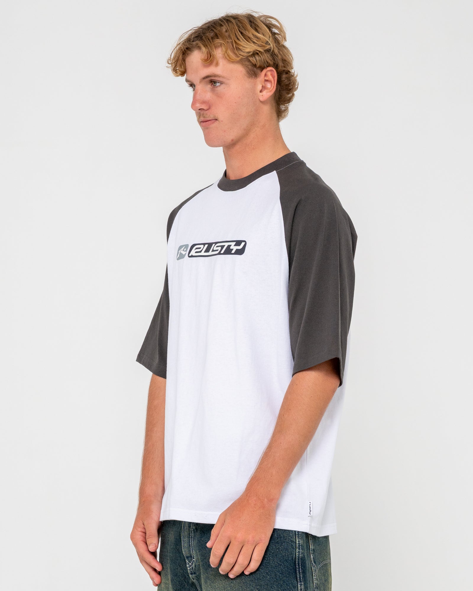 Bubble Raglan Short Sleeve Tee