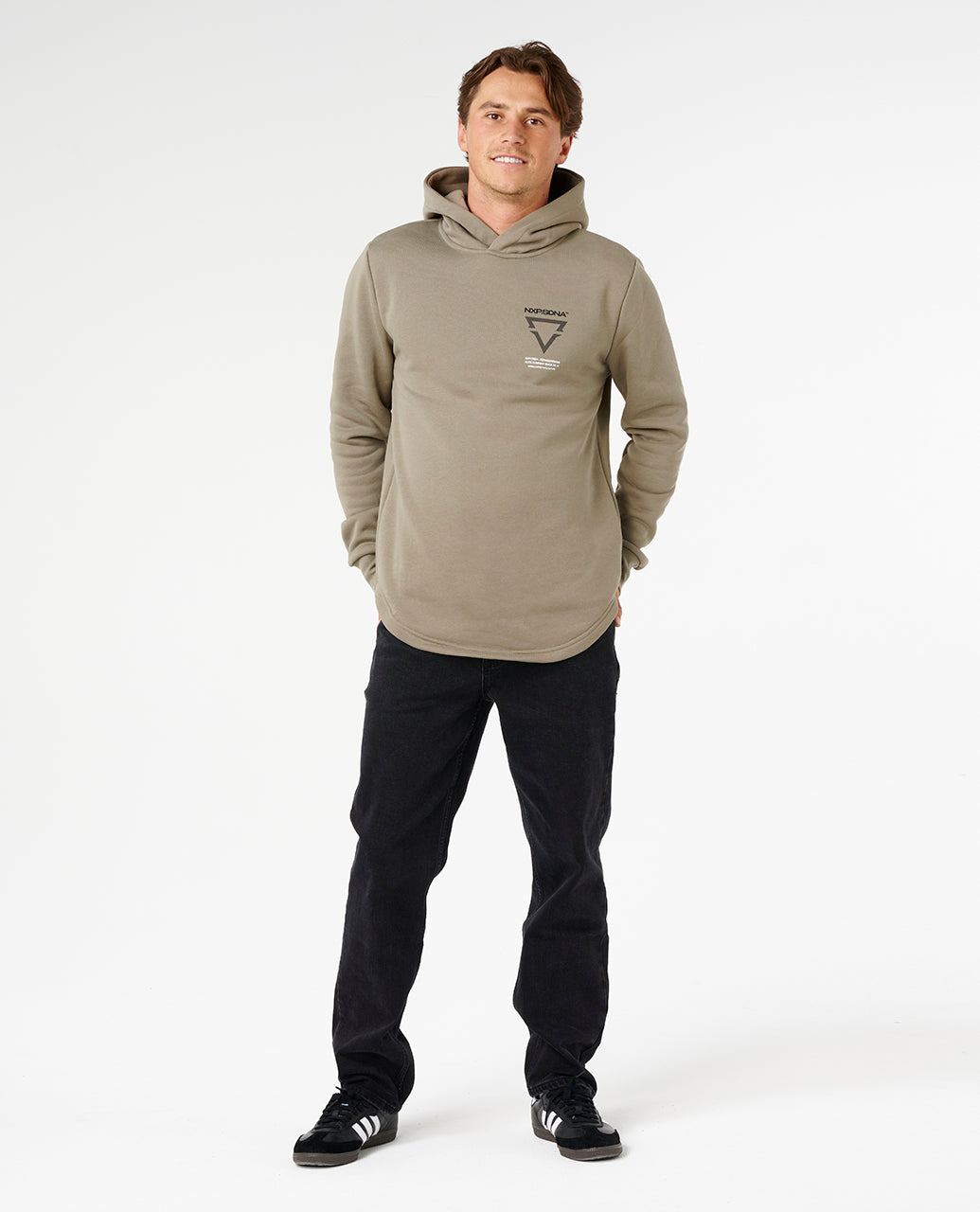 Defend Hood Curve Sweater