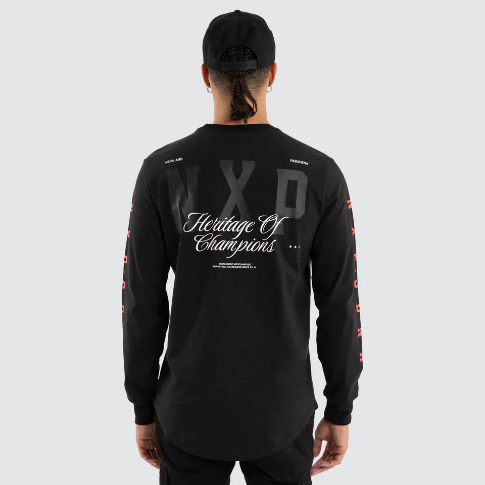 Final Dual Curved Long Sleeve Tee