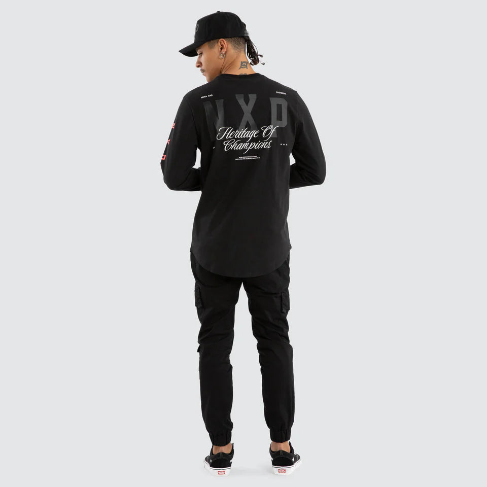 Final Dual Curved Long Sleeve Tee