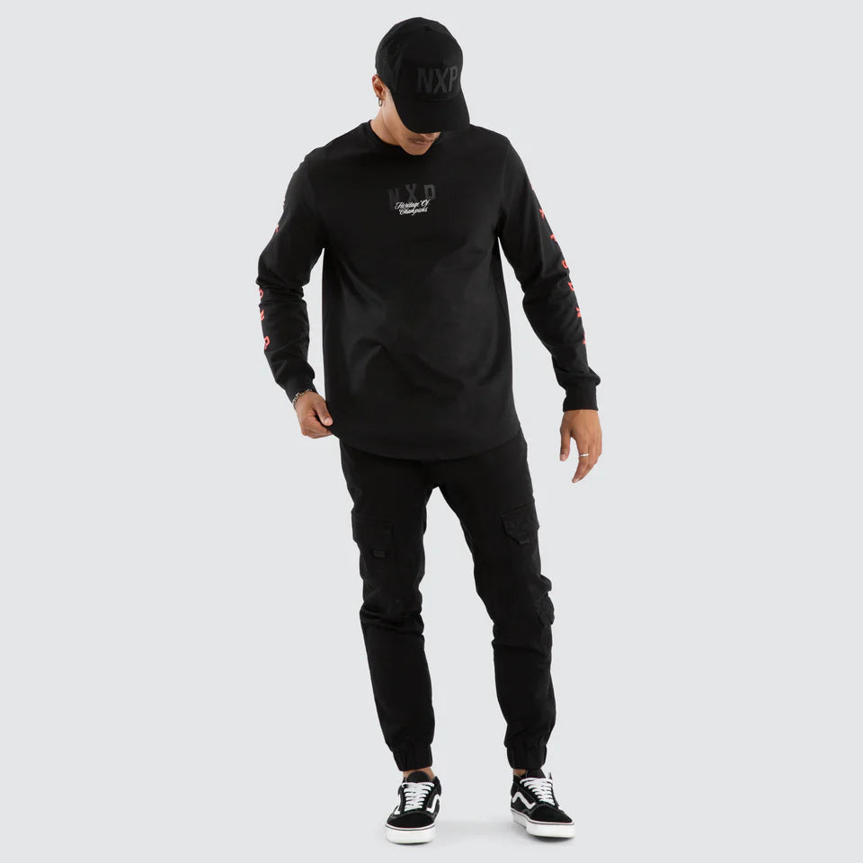 Final Dual Curved Long Sleeve Tee