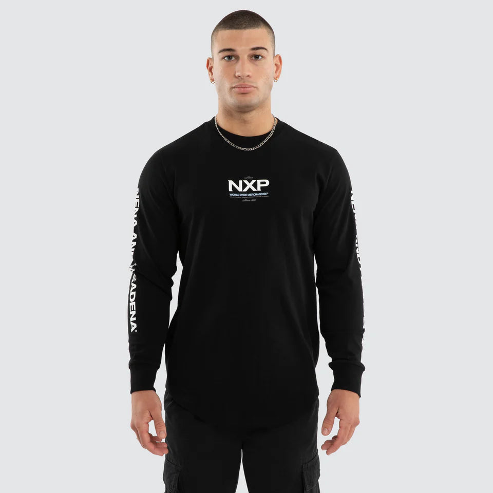 Peak Dual Curved Long Sleeve Tee