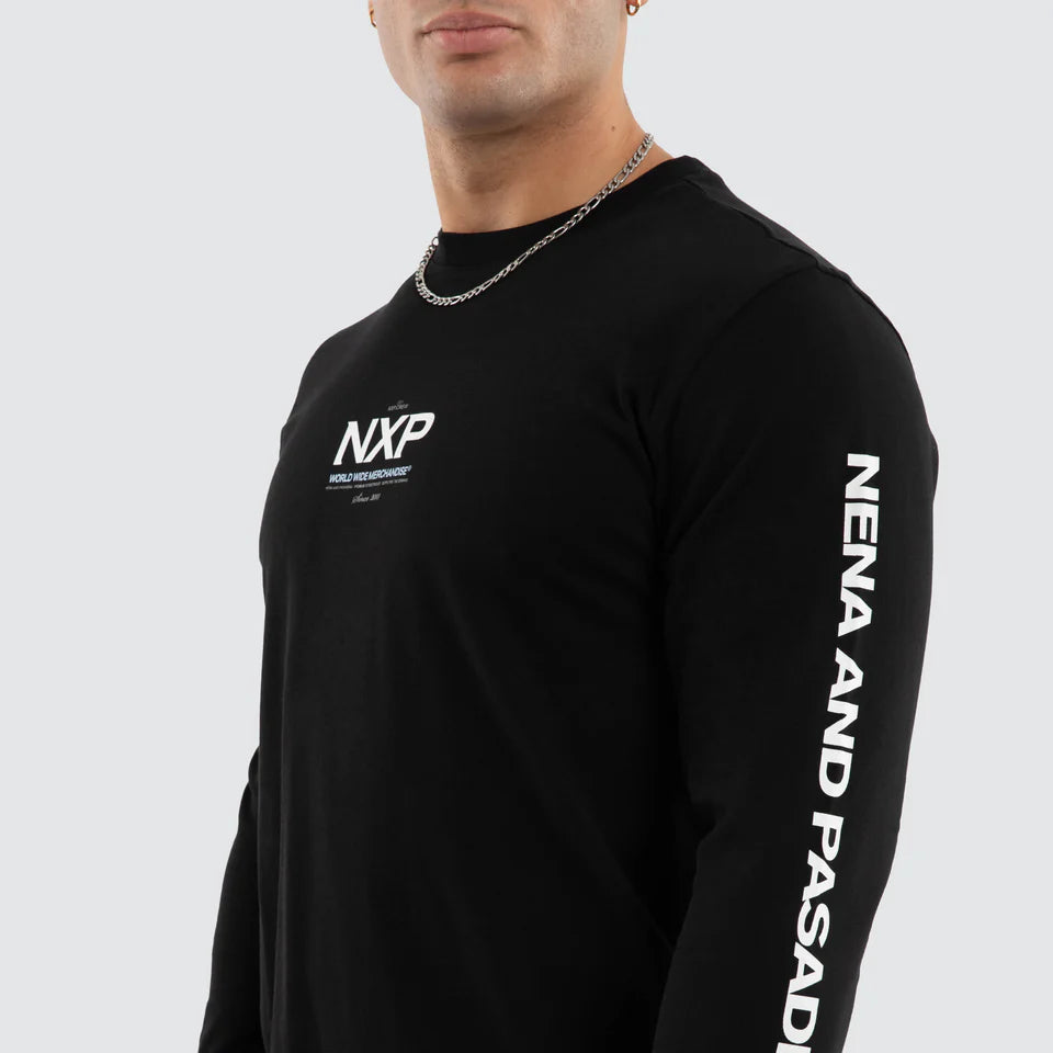 Peak Dual Curved Long Sleeve Tee