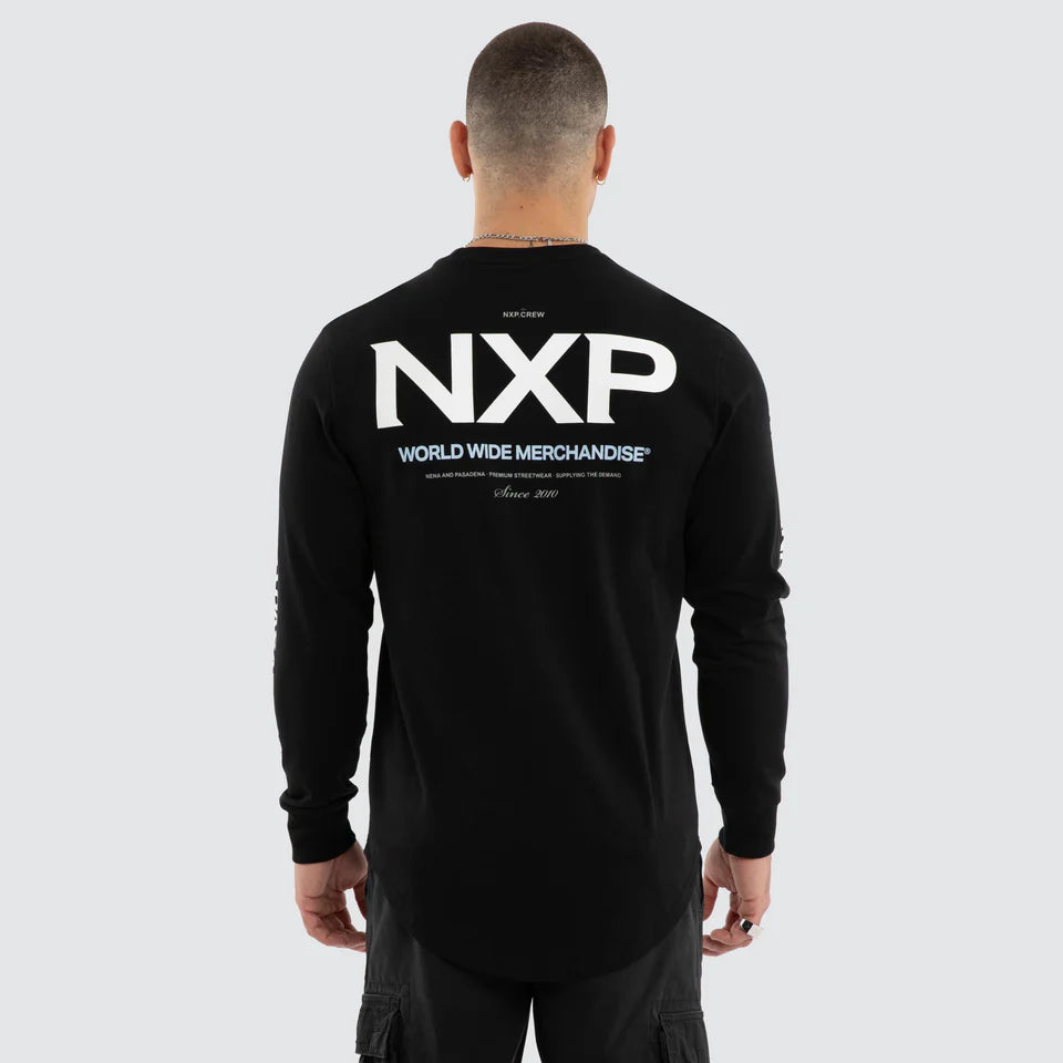 Peak Dual Curved Long Sleeve Tee