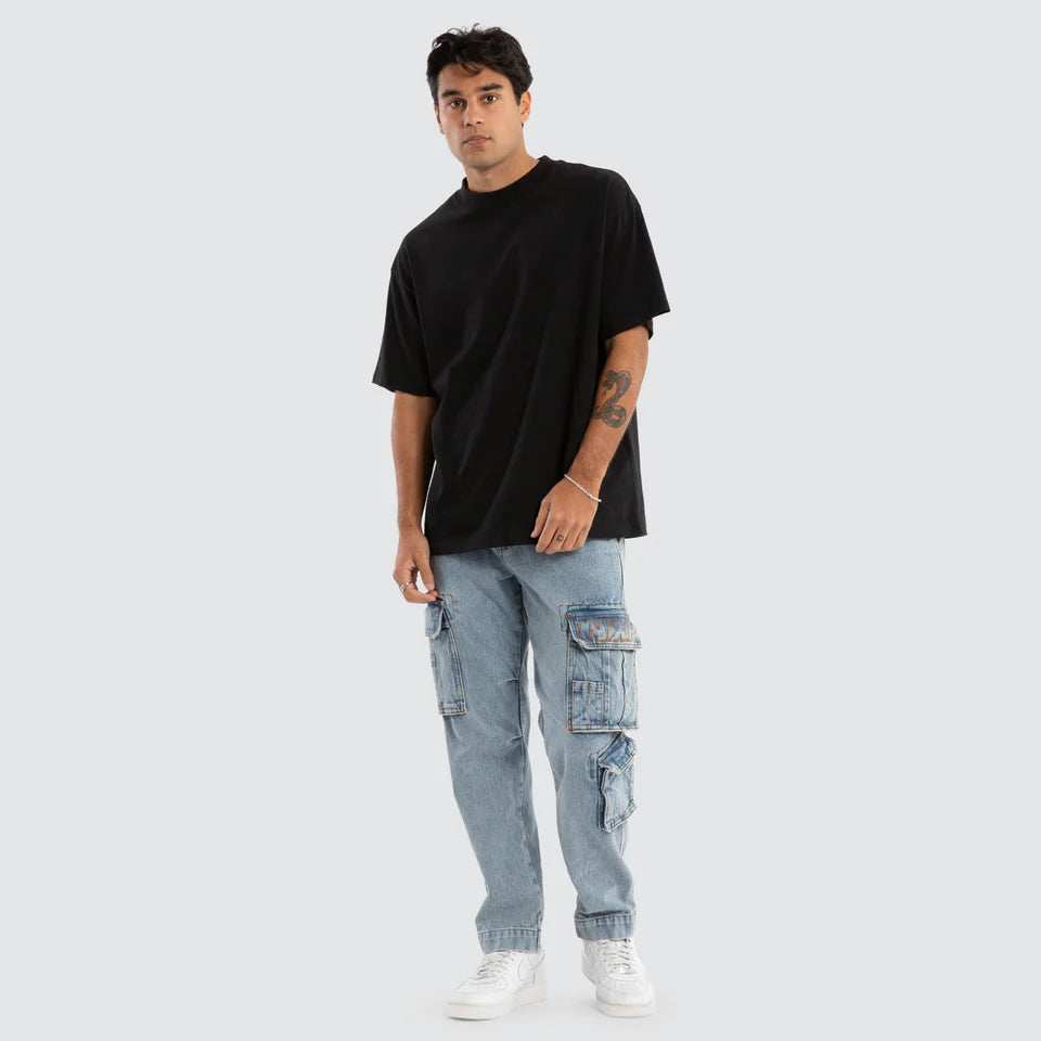 Colby Denim Cargo Pant