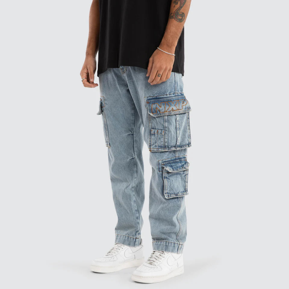 Colby Denim Cargo Pant