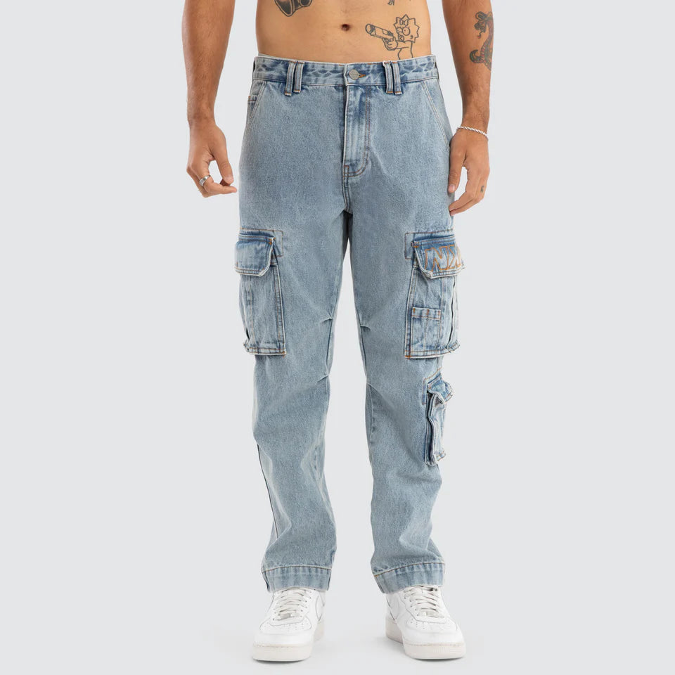 Colby Denim Cargo Pant