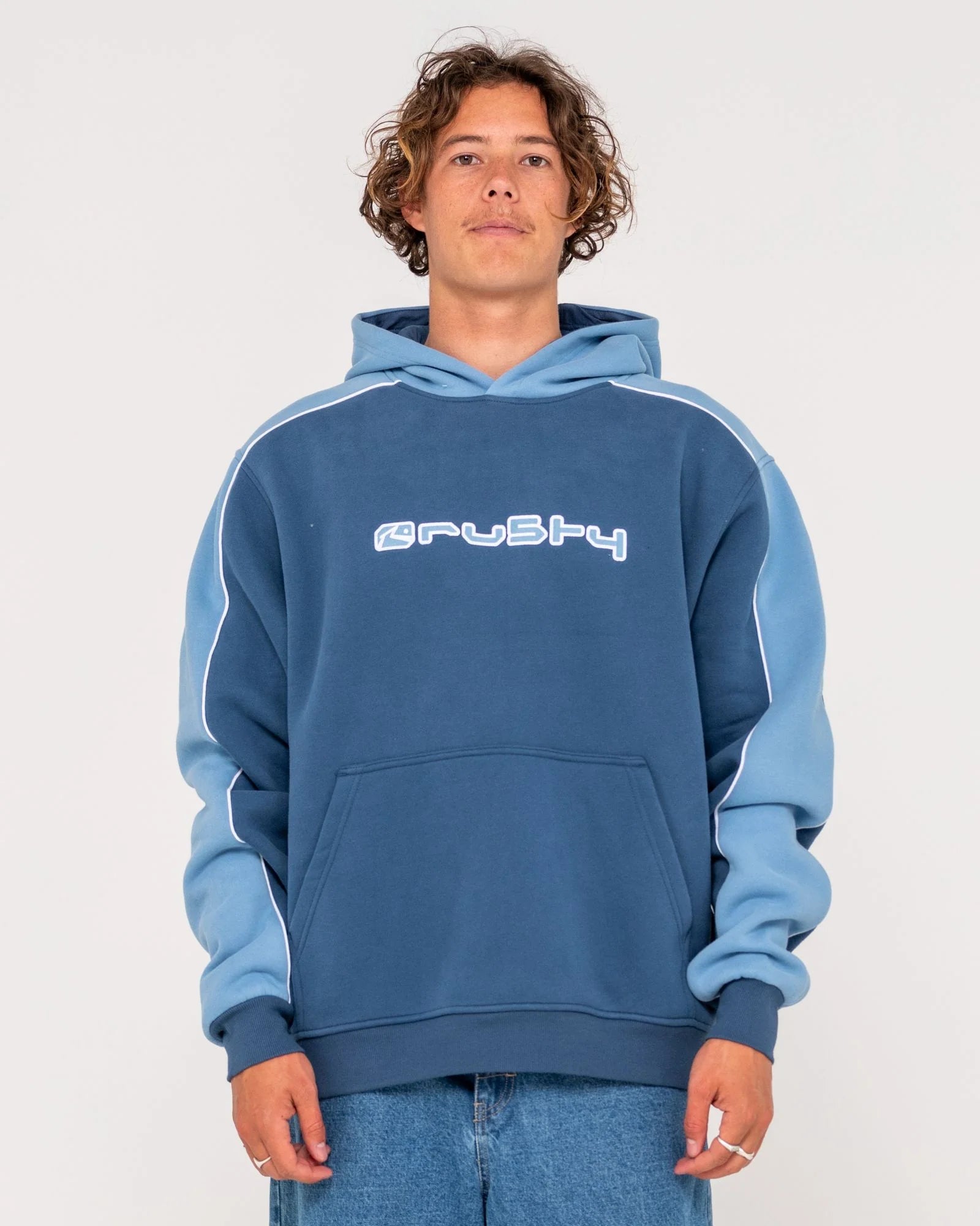 Panela Anderson Hood-Atlantic Blue
