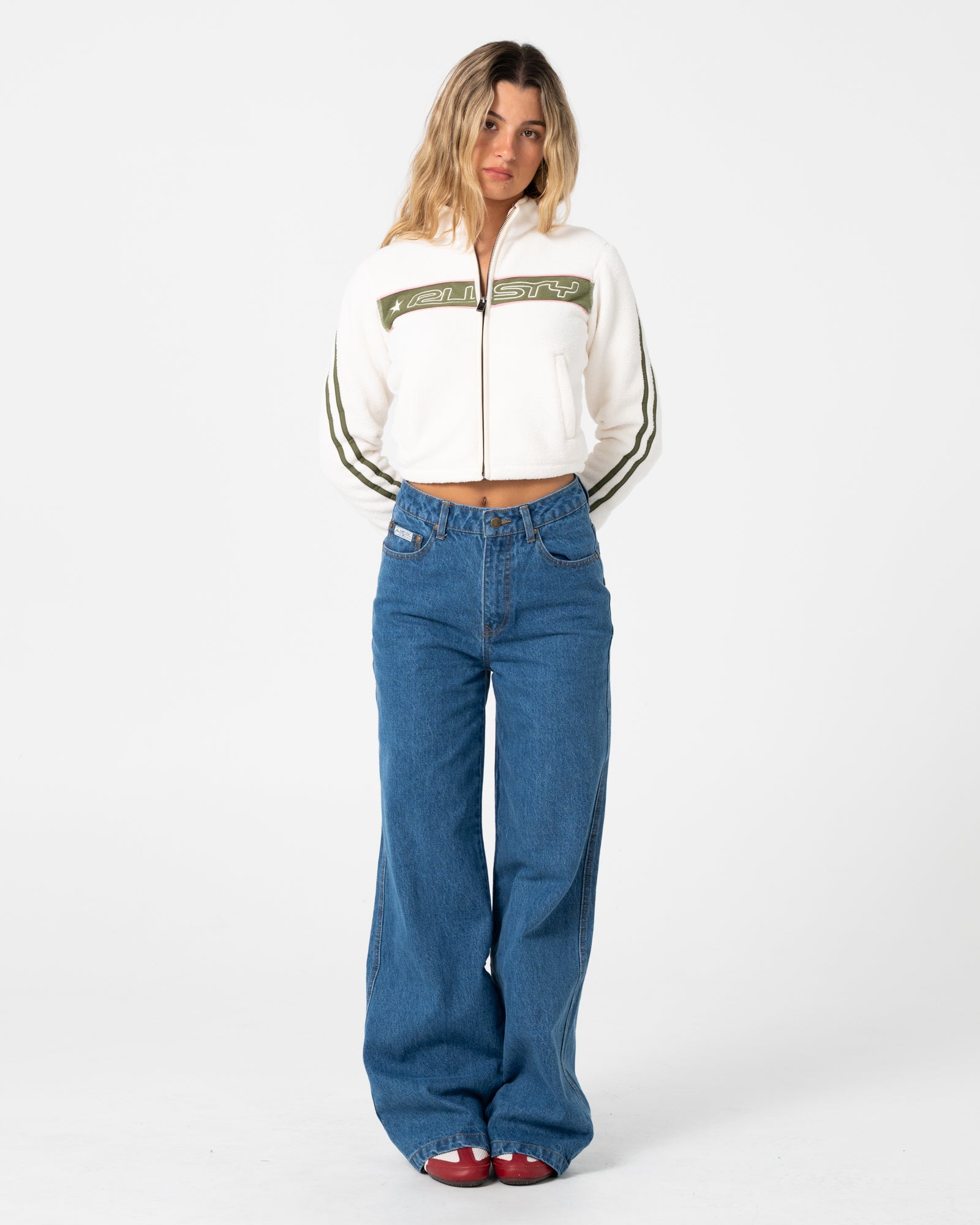 Freeway Crop Zip Through Polar Fleece