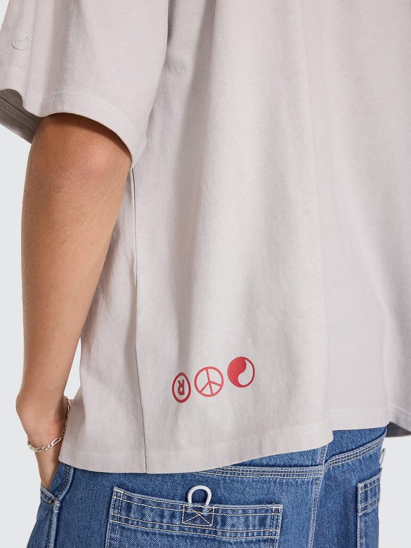 Data Point Box Crop T-Shirt