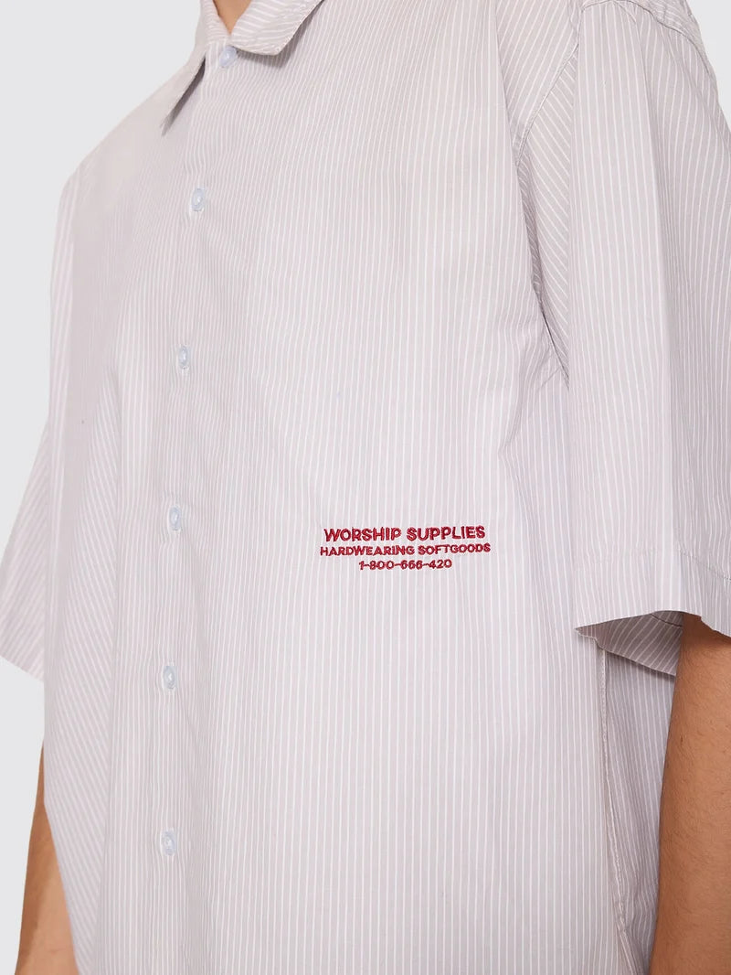 Data Point Box Crop Short Sleeve Shirt