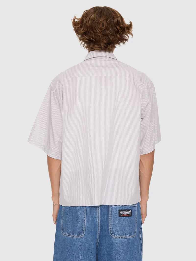 Data Point Box Crop Short Sleeve Shirt