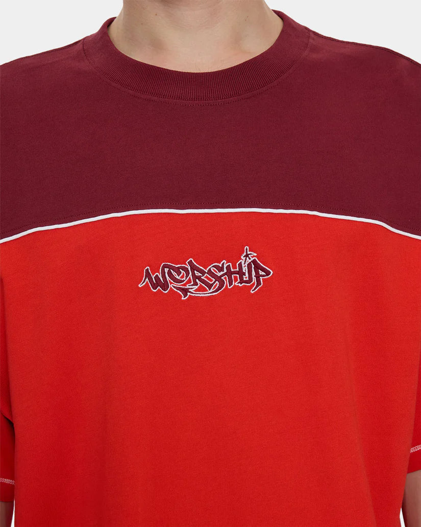 Hot Gossip Oversized Panel Tee