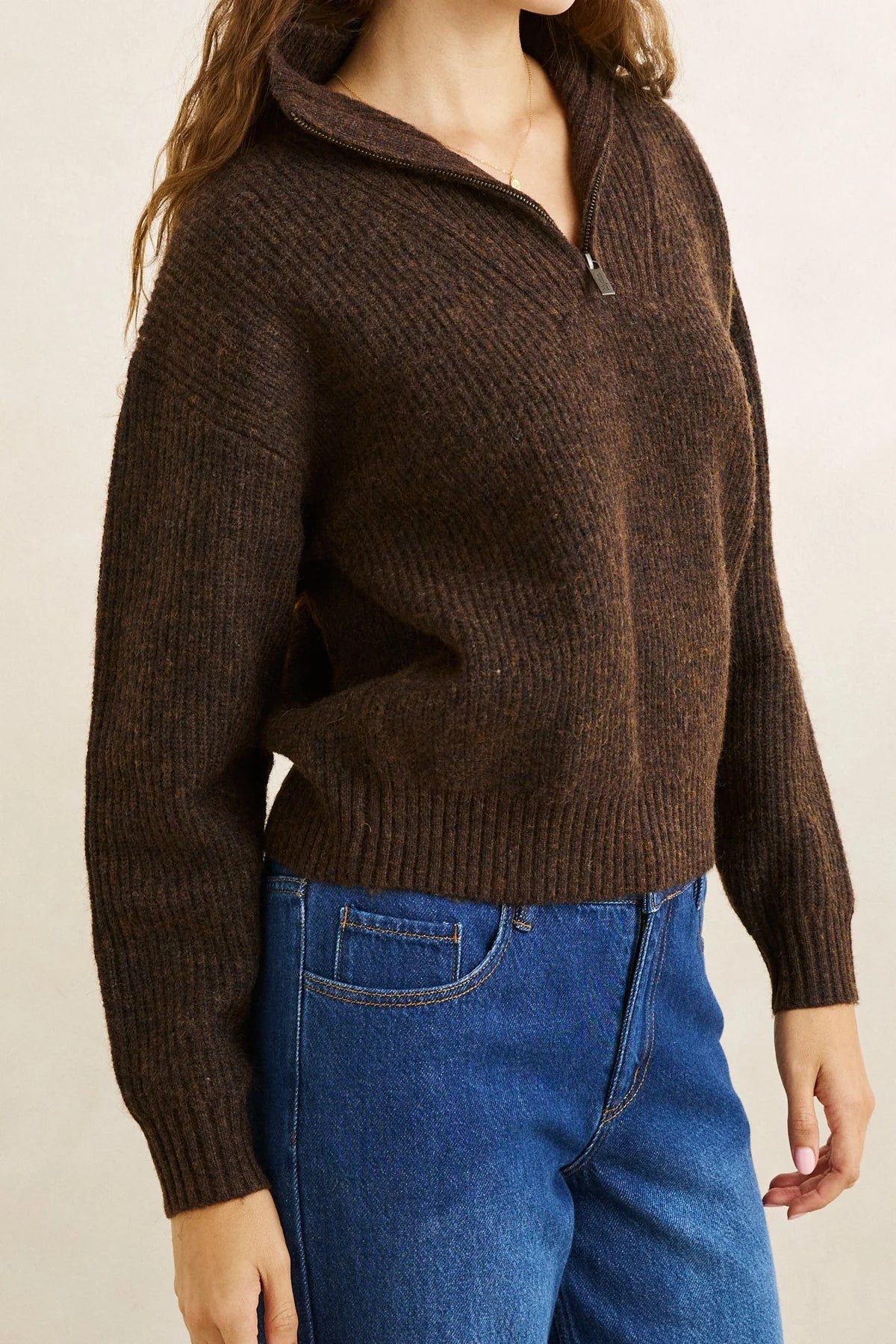 Quinn Zip Knit